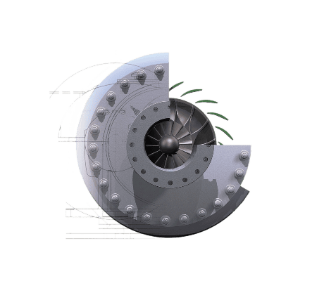 Projeto Rotor - Fundo Transparente Desenho cinza - Torduz Indústria e Comércio - Rotor
